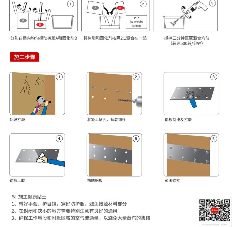 包钢沂水粘钢加固施工过程